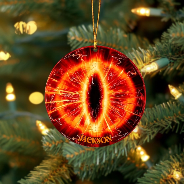 Eye of Sauron Christmas Ornament