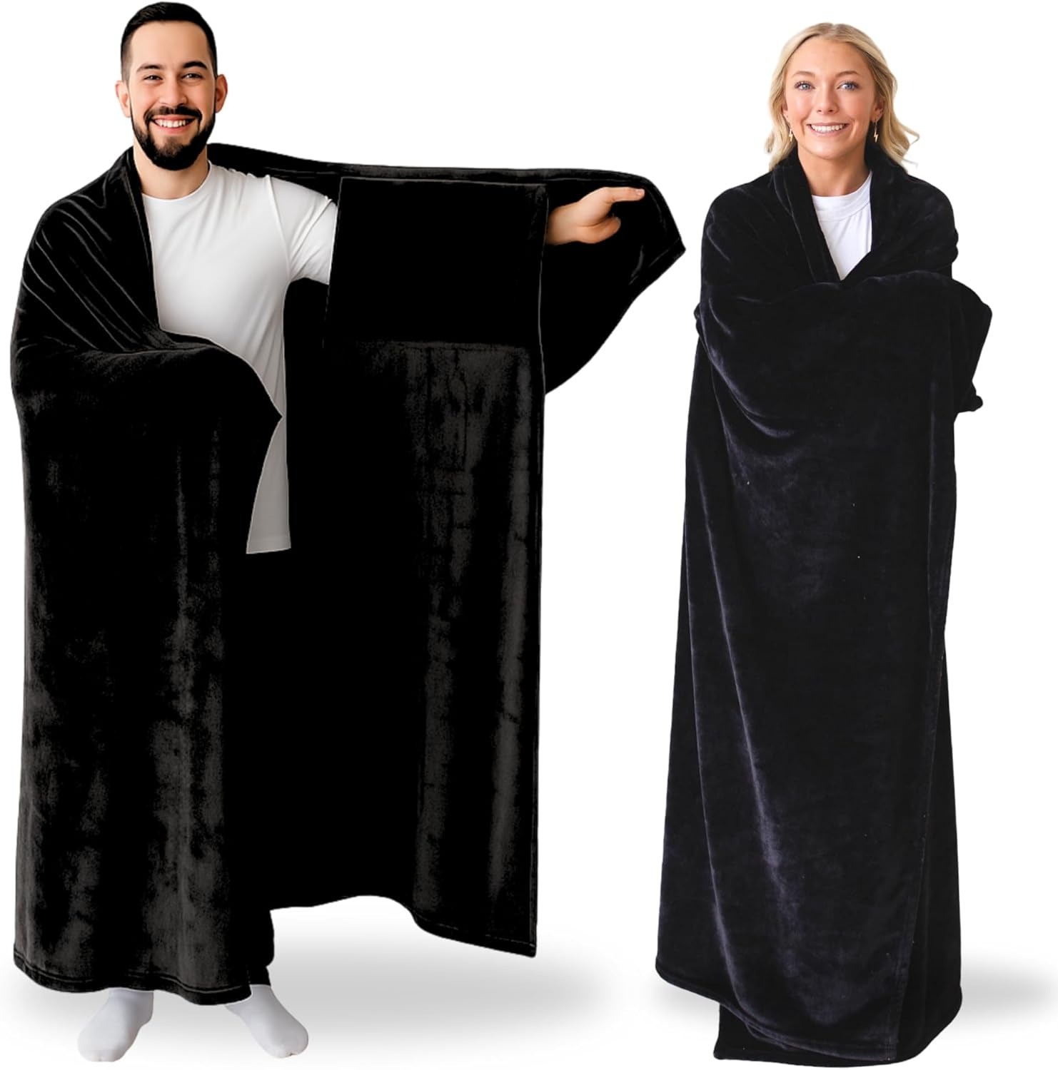 ✨Last Day 50% OFF✨Wearable Blanket with Sleeves, Top Christmas Gifts