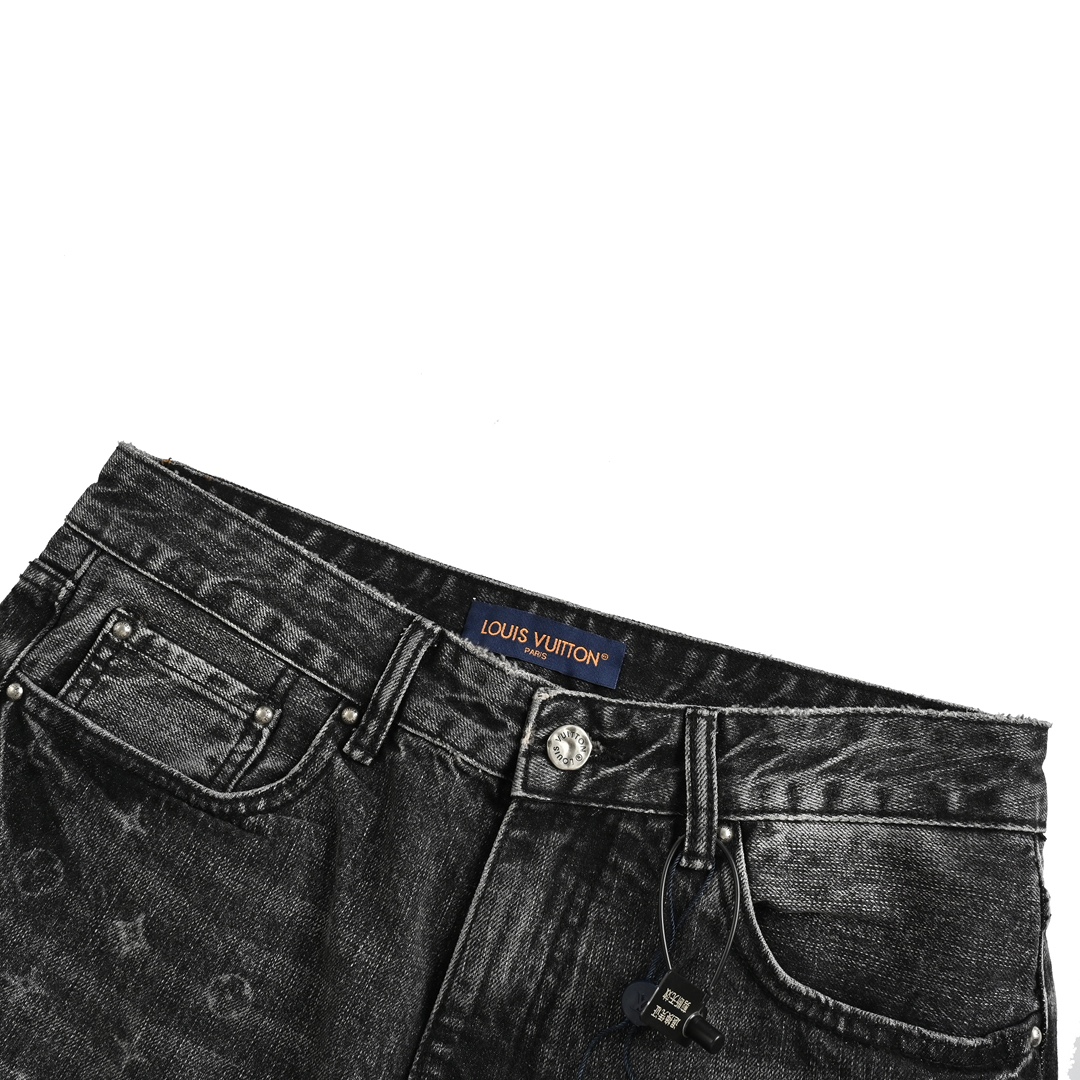 Louis Vuitton Back Pocket Western Denim Pants