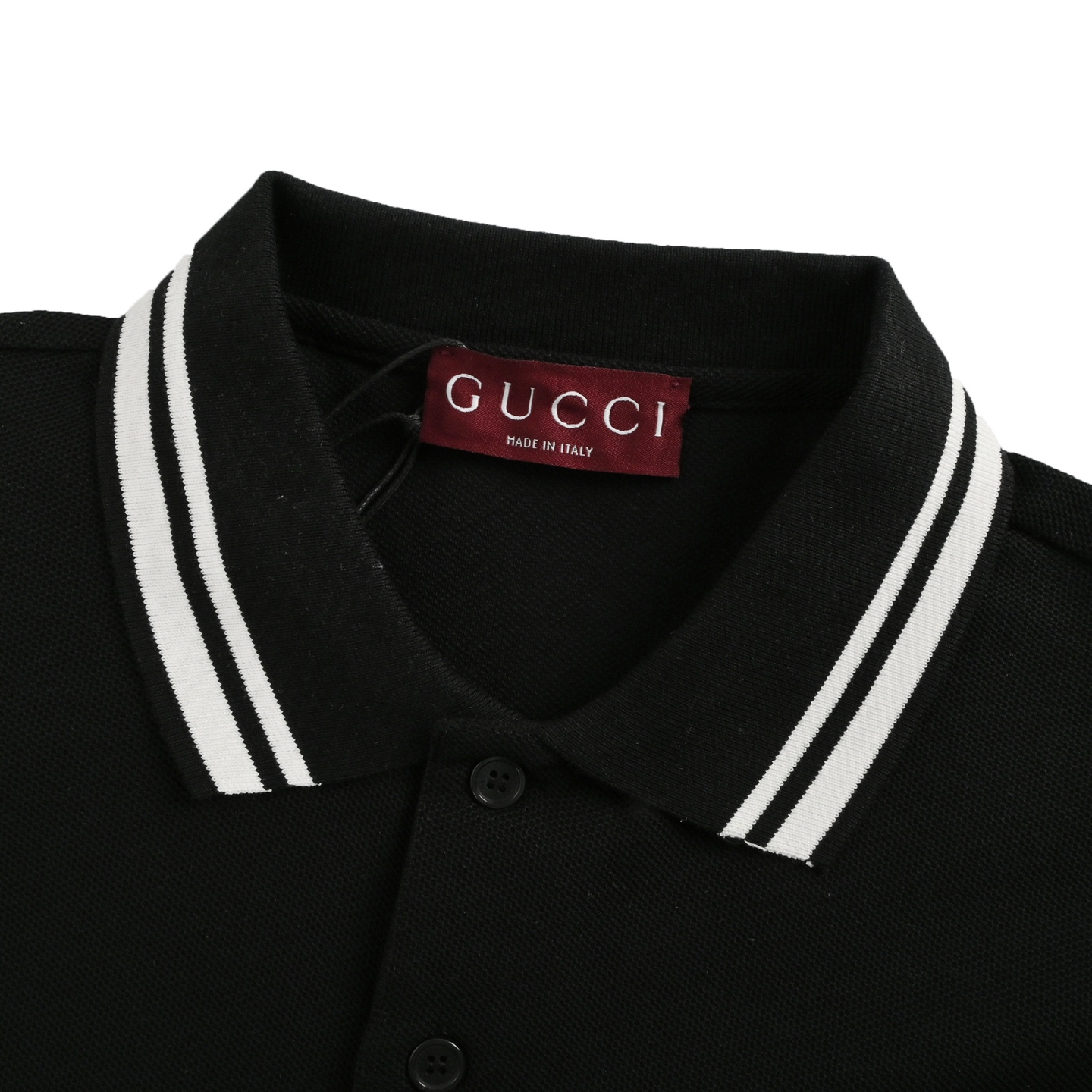 Gucci 25ss embroidered pocket polo short sleeve