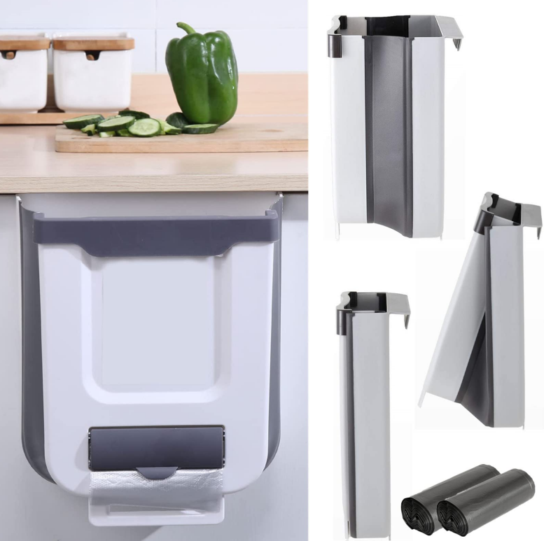 💥50% OFF--Last Day Sale🔥--Household Wall-mounted Folding Trash Can--BUY 2 GET 5% OFF & FREE SHIPPING