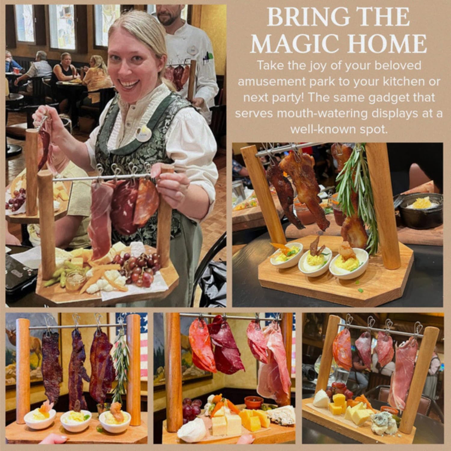 🎁Unique Gifts🎁Unique Wooden Food Tray