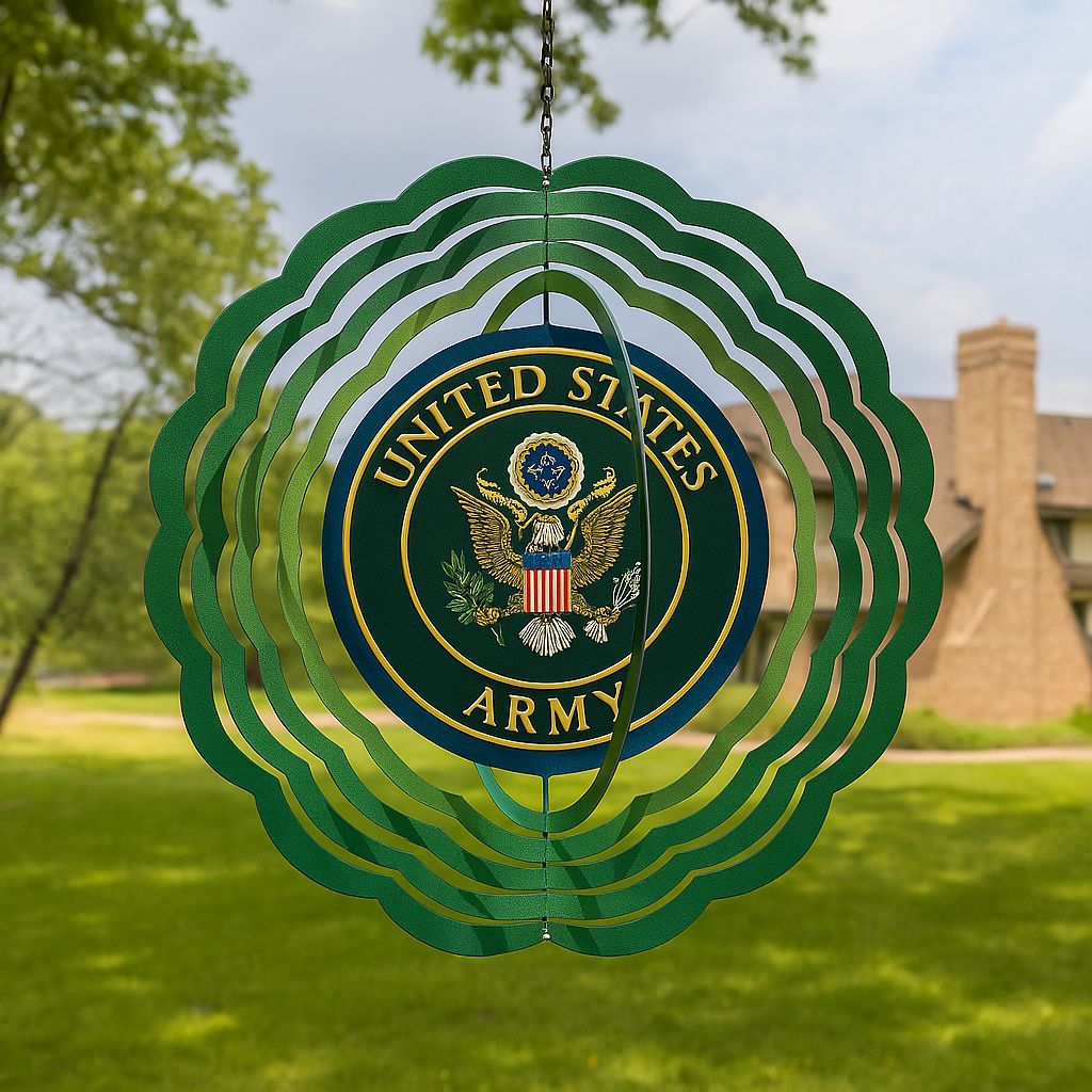 U.S. Military Honor Wind Spinner