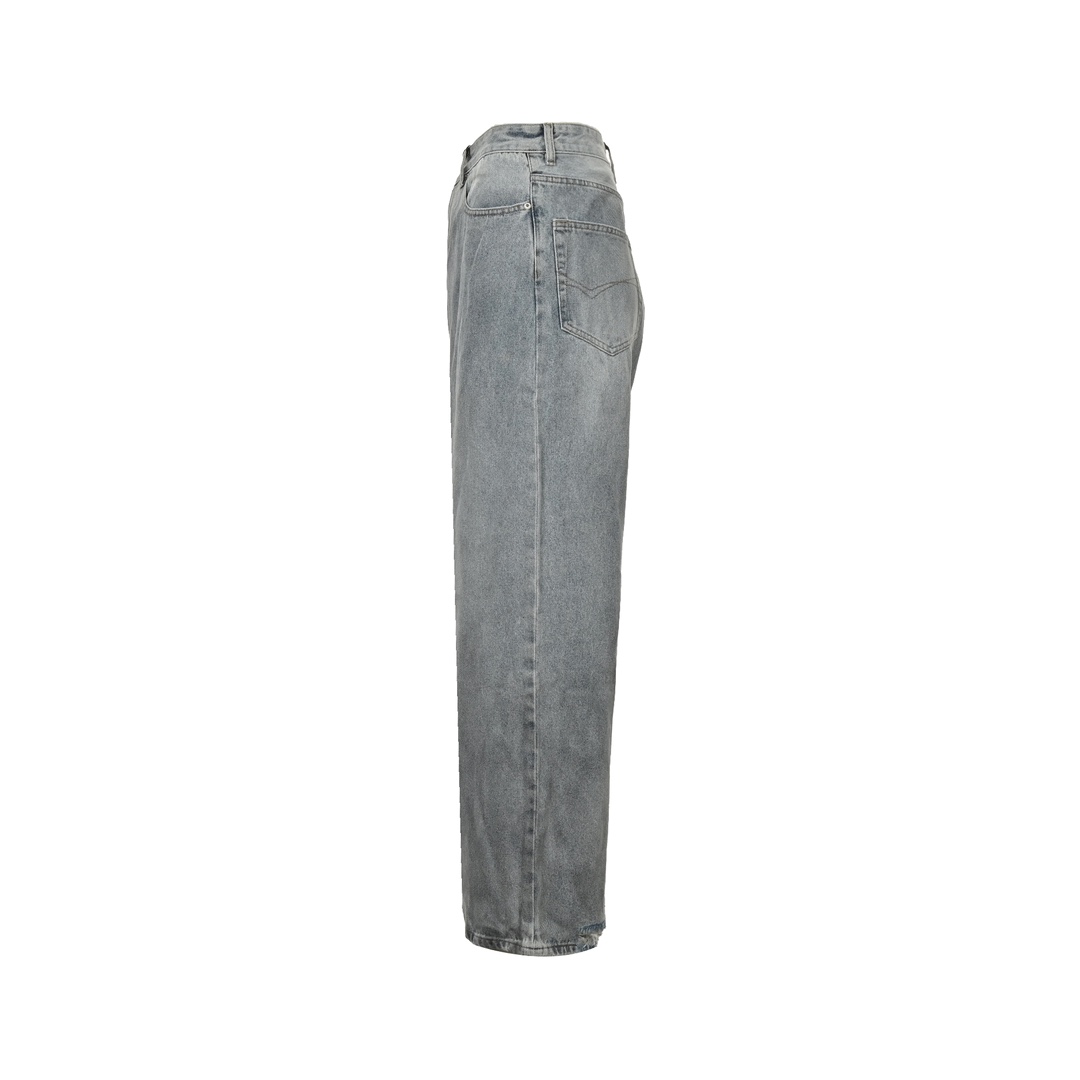 Balenciaga Ice Blue Wide Leg Jeans