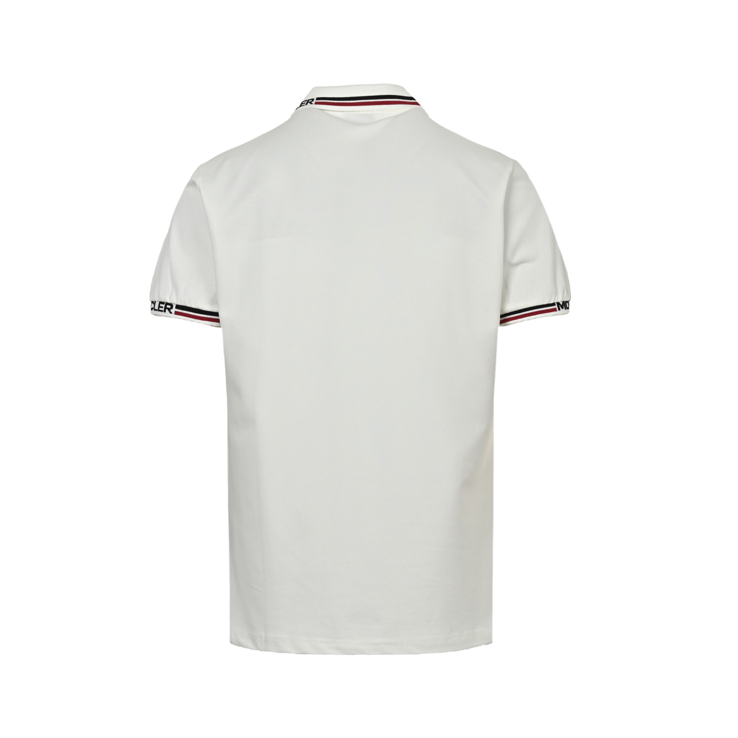 Moncler 25ss embroidered logo polo short sleeve