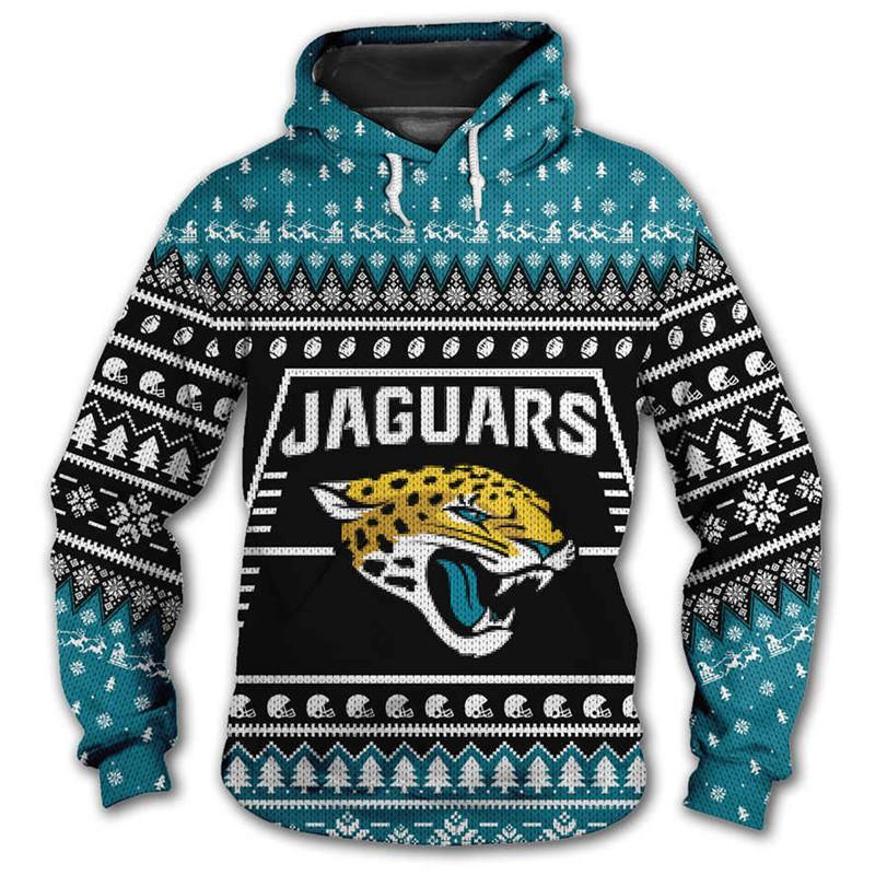 JACKSONVILLE JAGUARS 3D CHRISTMAS HOODIE ABC02