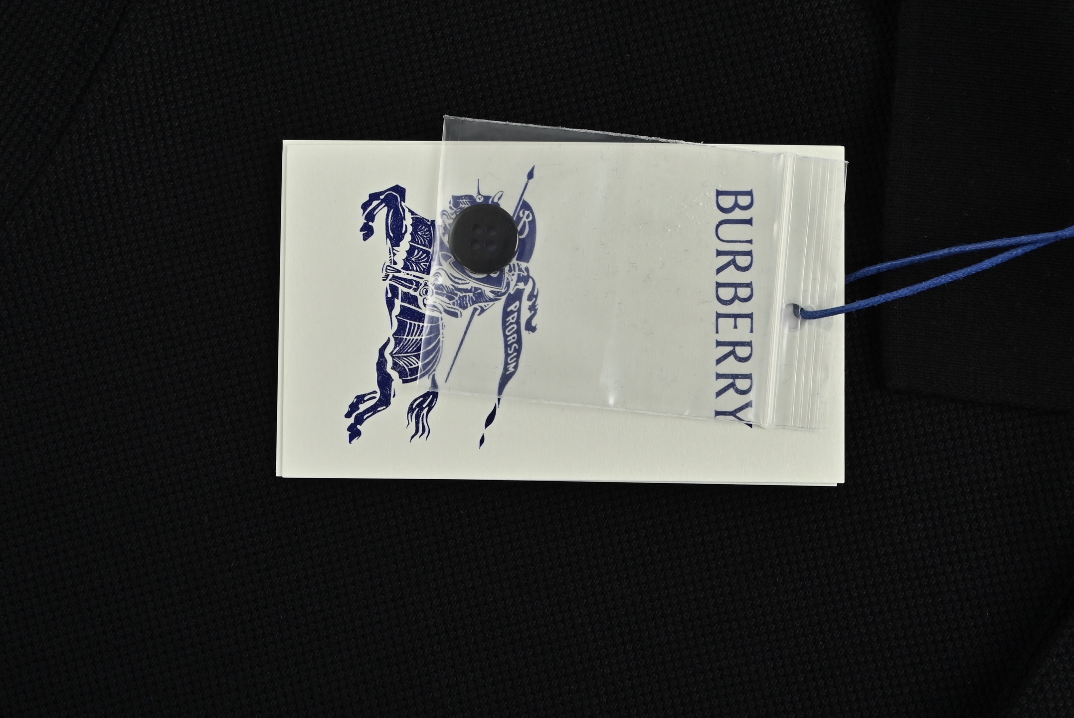Burberry Script Embroidery Polo Short Sleeve