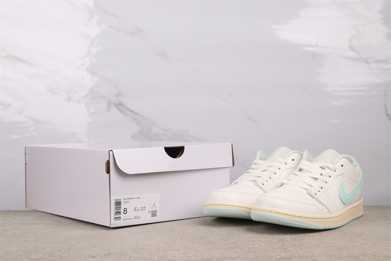 Air Jordan 1 Low “Sail/Igloo” DC0774-134