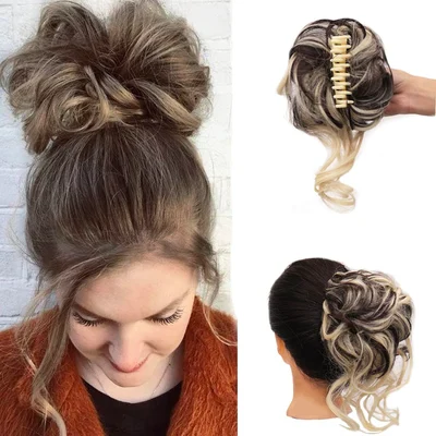 🔥🔥Buy 1 Get 1 Free💖 - Curly Bun Hair Claw Clips