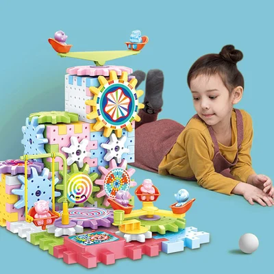 🔥FREE SHIPPING -⚙️DIY Electric Gear Building Block - 🎁Best gift for Christmas🎅🏻