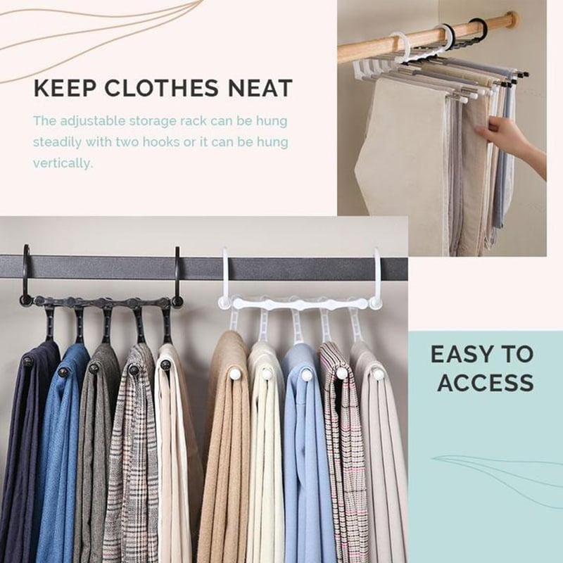 🔥Mother's Day Sale 50%-Multi-Functional Pants Rack-Buy 3 Get 1 Free -（15% Off & Free Shipping）🔥