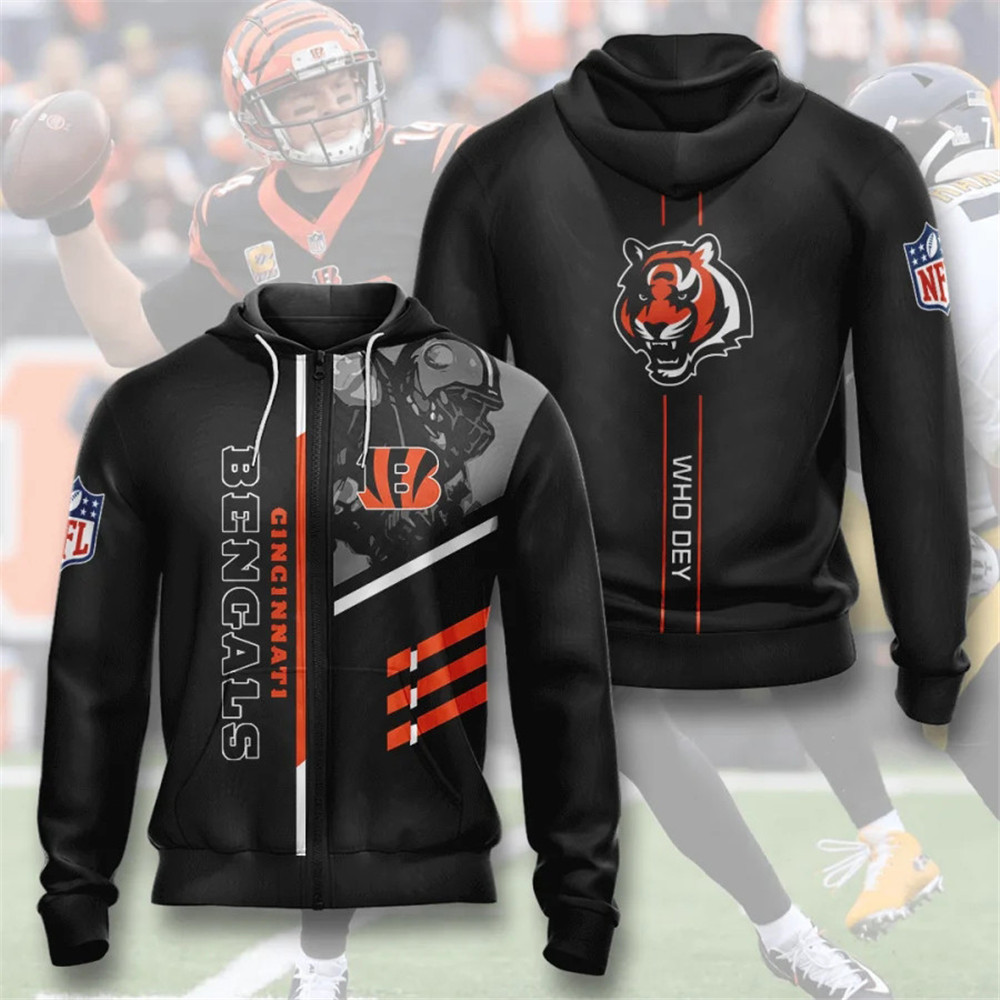 CINCINNATI BENGALS 3D HOODIE CB010