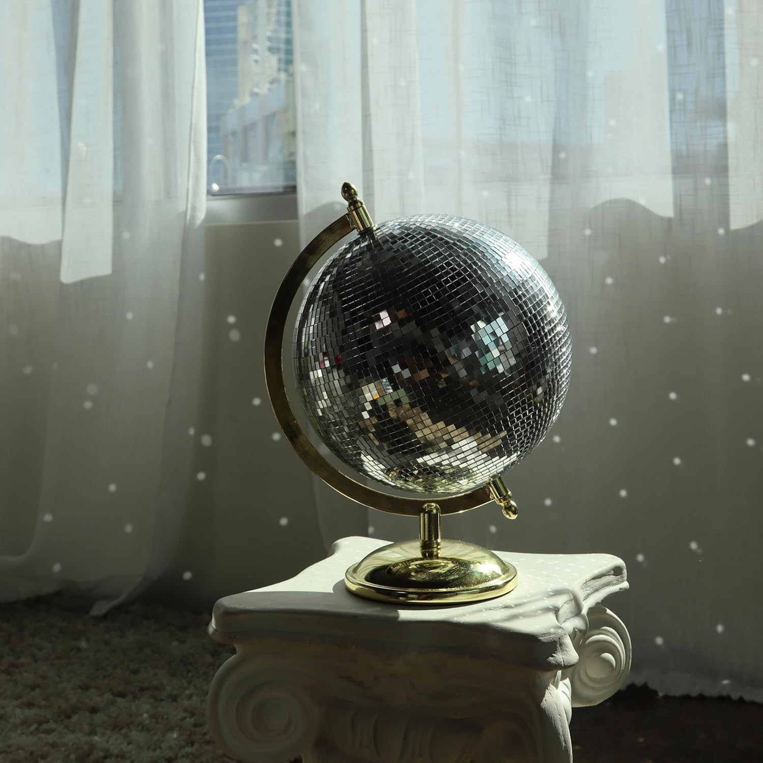 🔥ON SALE🔥Disco Ball Globe Home Decor Statues