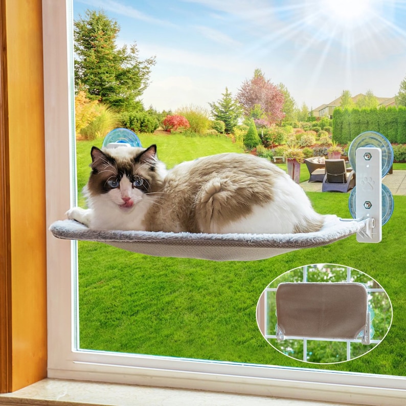 (🔥Last Day Promotion-SAVE 65% OFF)🐱Cordless Foldable Cat Hammock-BUY 2 GET FREE SHIPPING