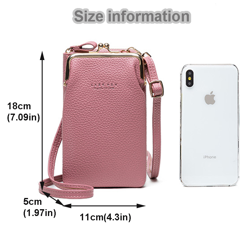 🔥Last Day Promotion-[SAVE 50% OFF]--Women Phone Bag Solid Crossbody Bag-BUY 2 GET FREE SHIPPING NOW