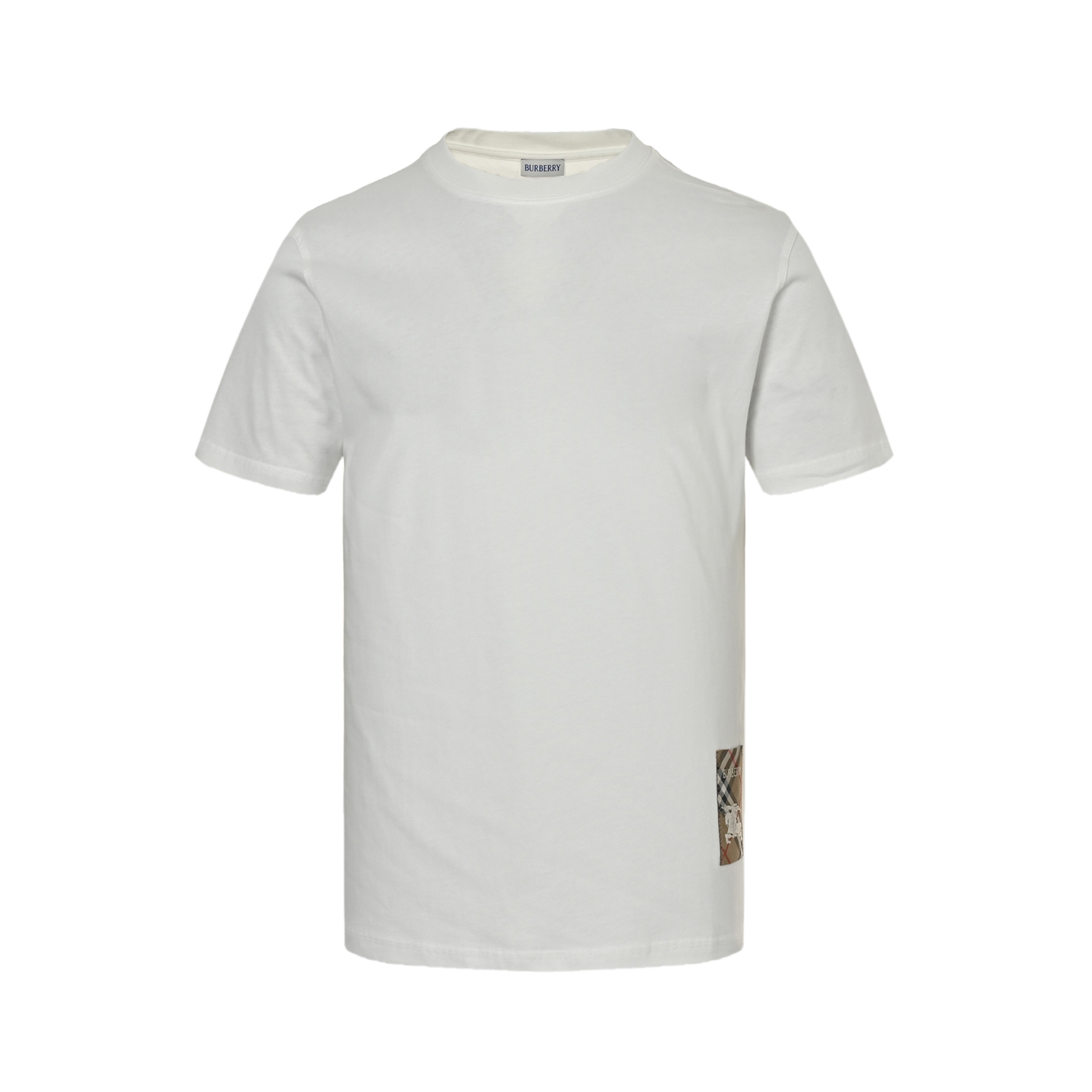 Burberry 25ss hem check horse patch short sleeves