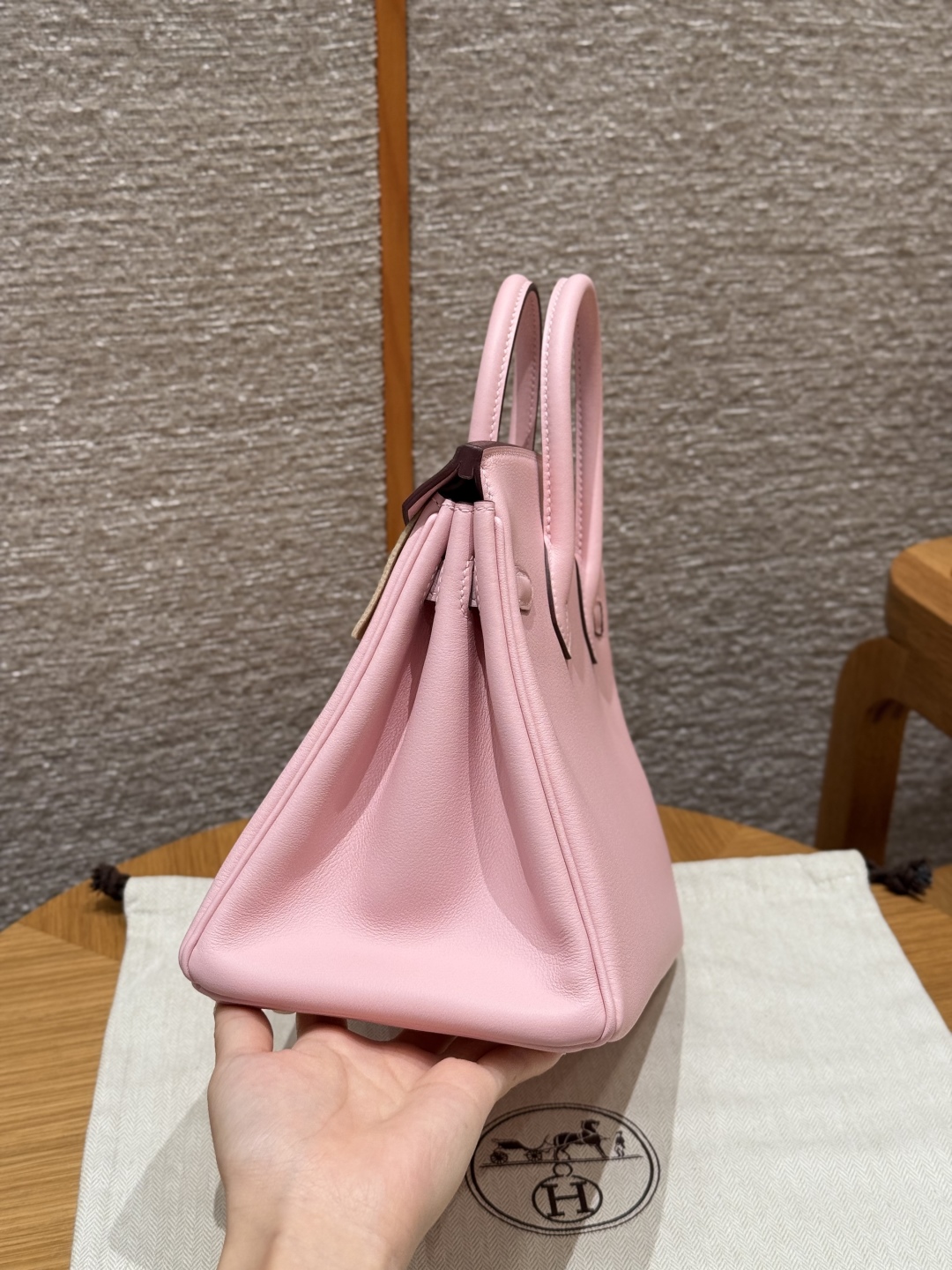 Hermes Birkin 3QRose Sakura Handbag (Handmade to Order)