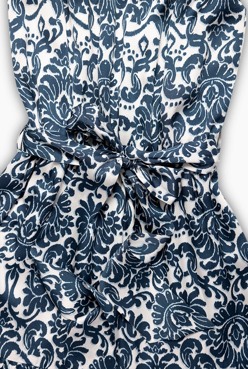 Maxi vestido estampado sin mangas