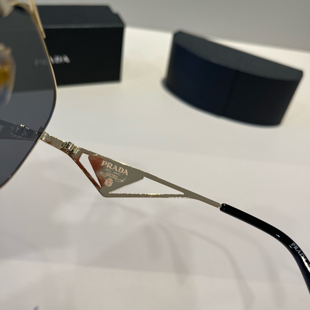 Prada round frame sunglasses