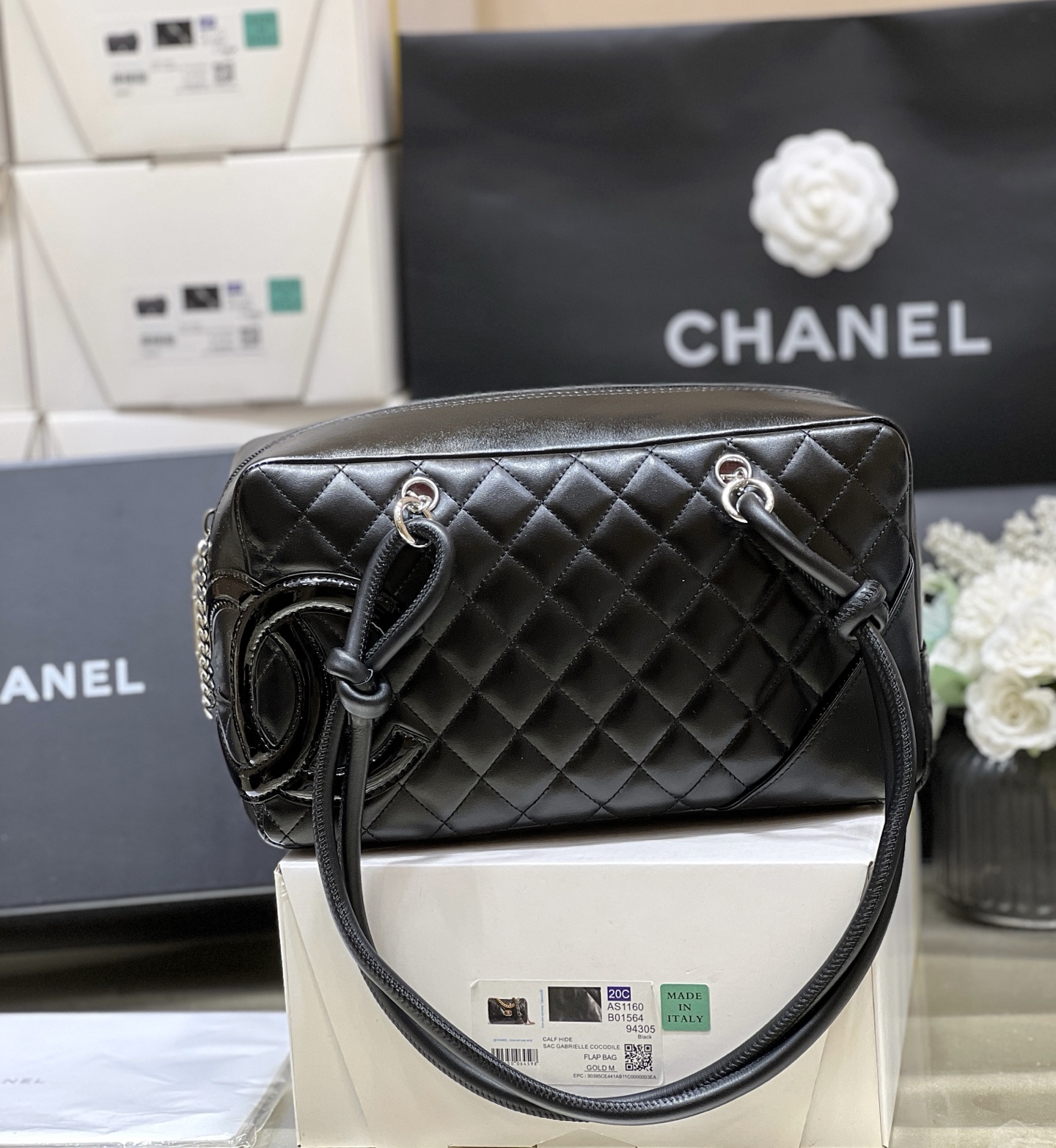 Chanel Used Kangpeng Large Pillow Bag A25171