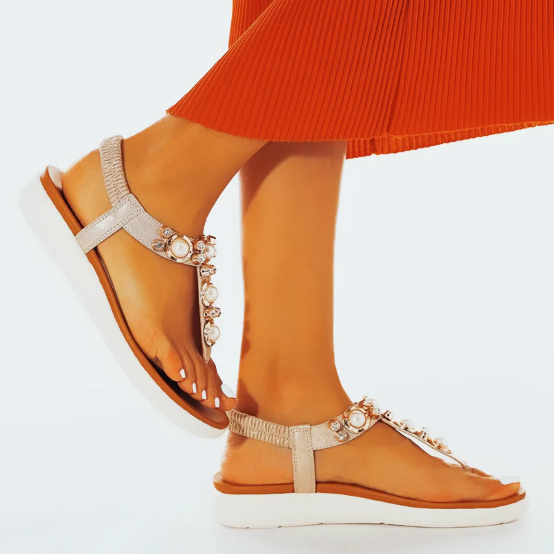Comfortable Pearl On Cloud Sandals
