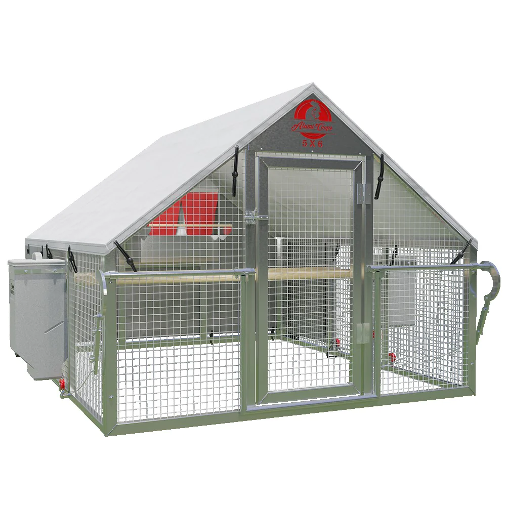 PRODUCERS PRIDE GALVANIZED METAL CHICKEN COOP