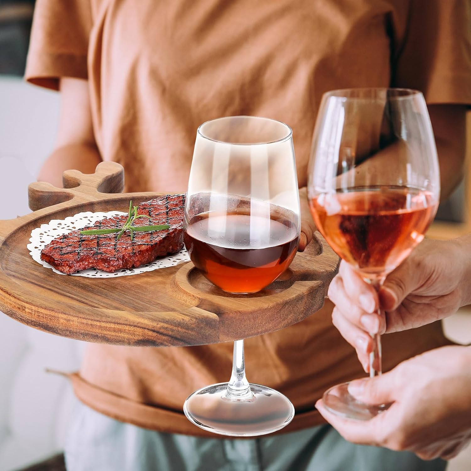 🎅2024 Christmas Promos🔥Christmas Charcuterie Boards 12 Inch Wine Appetizer Plates