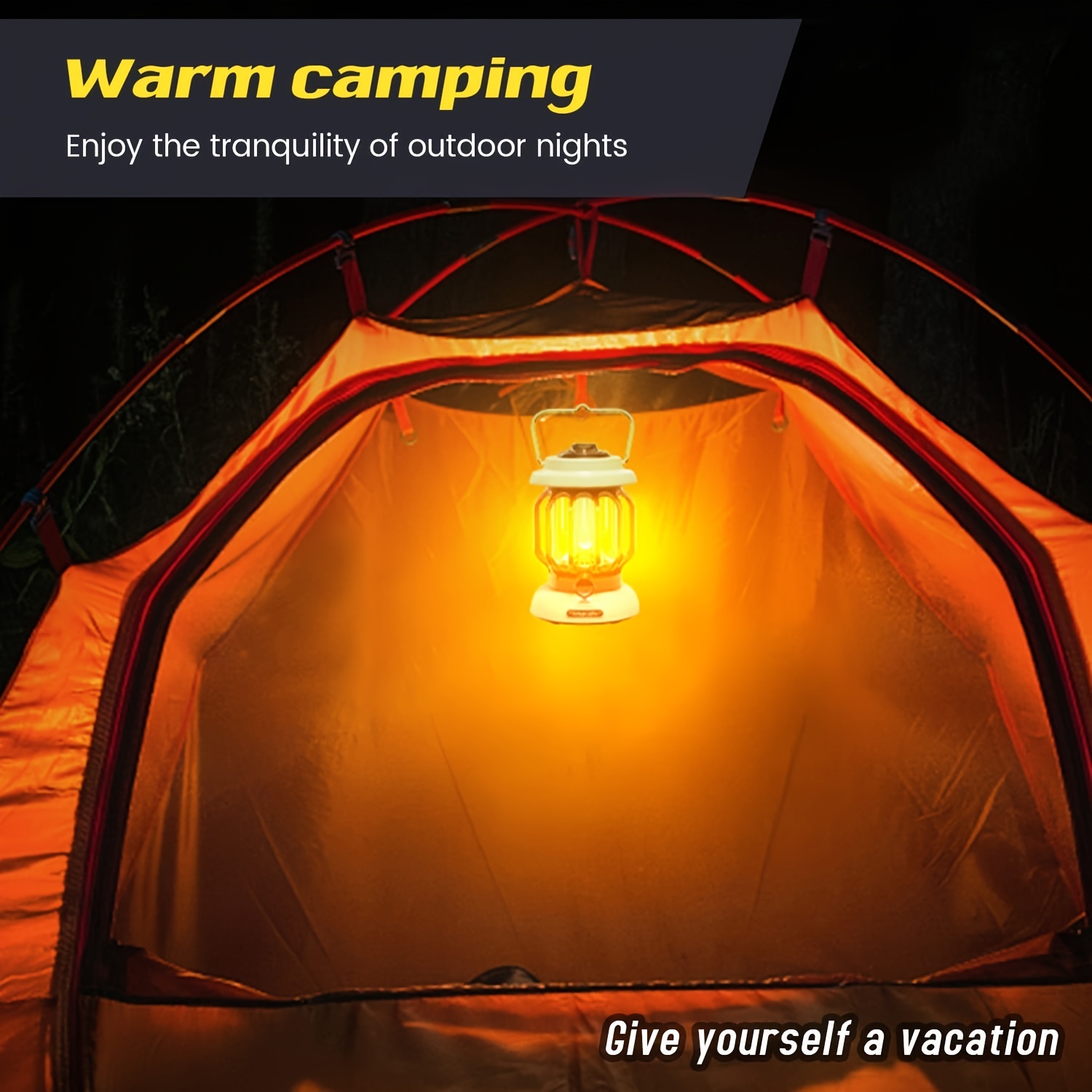 LED Camping Lights, Rechargeable Retro Metal Camping Lights, Battery Powered Hanging Green Candle Lights, Portable Outdoor Tent Bulbs, Power Outage Emergency Lighting, Power Outage Emergency Lighting Using Lamp