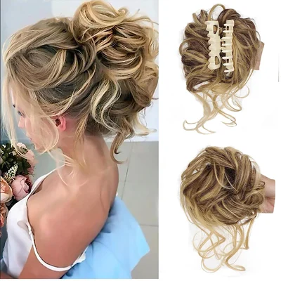 🔥🔥Buy 1 Get 1 Free💖 - Curly Bun Hair Claw Clips