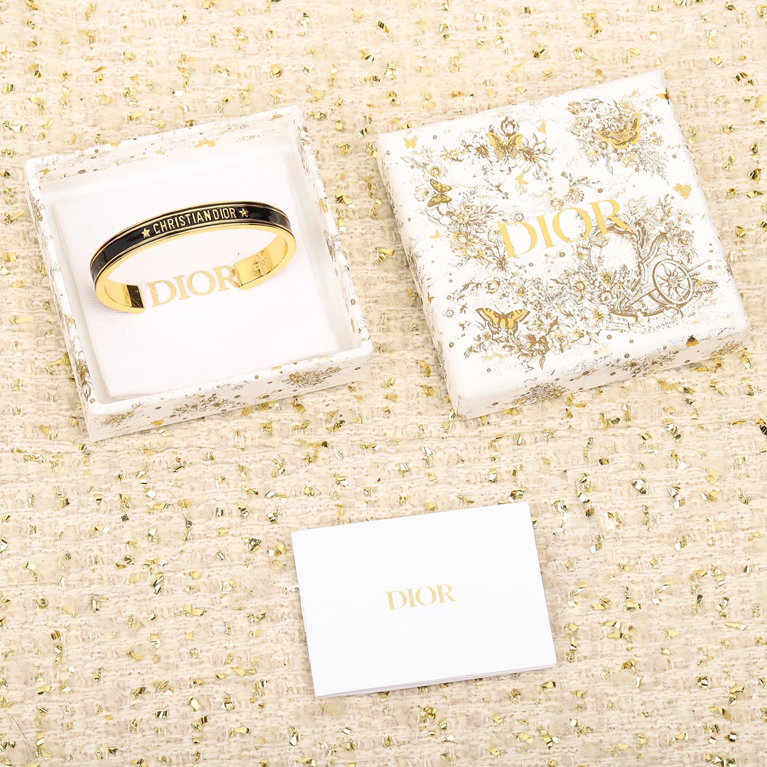 Dior butterfly open bracelet