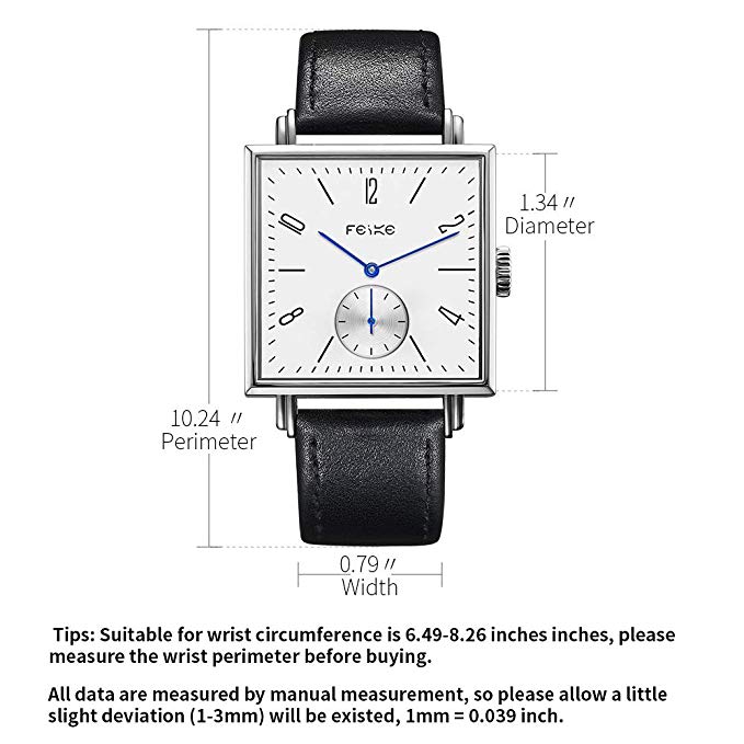 FM301 Square Automatic Watch For Men