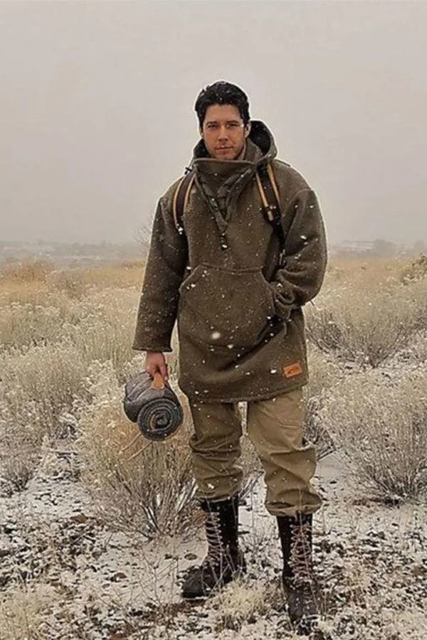 🔥2022 Durable Waterproof Warm Wool Pullover Hooded Jacket