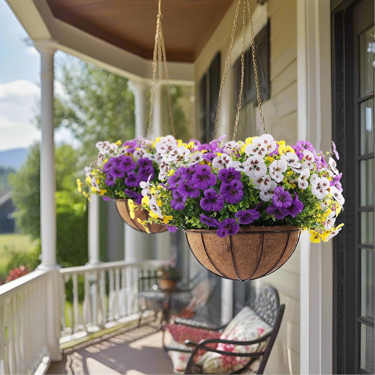 🔥On Sale🔥Artificial Fake Pansy Flowers - - UV resistant, Waterproof, Windproof