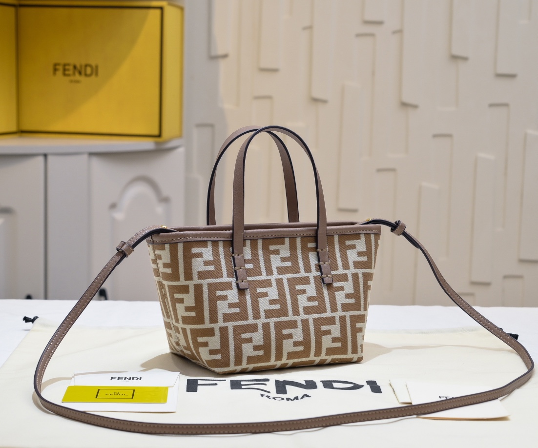 FENDI Monogram Roll Mini Vegetable Basket 7723