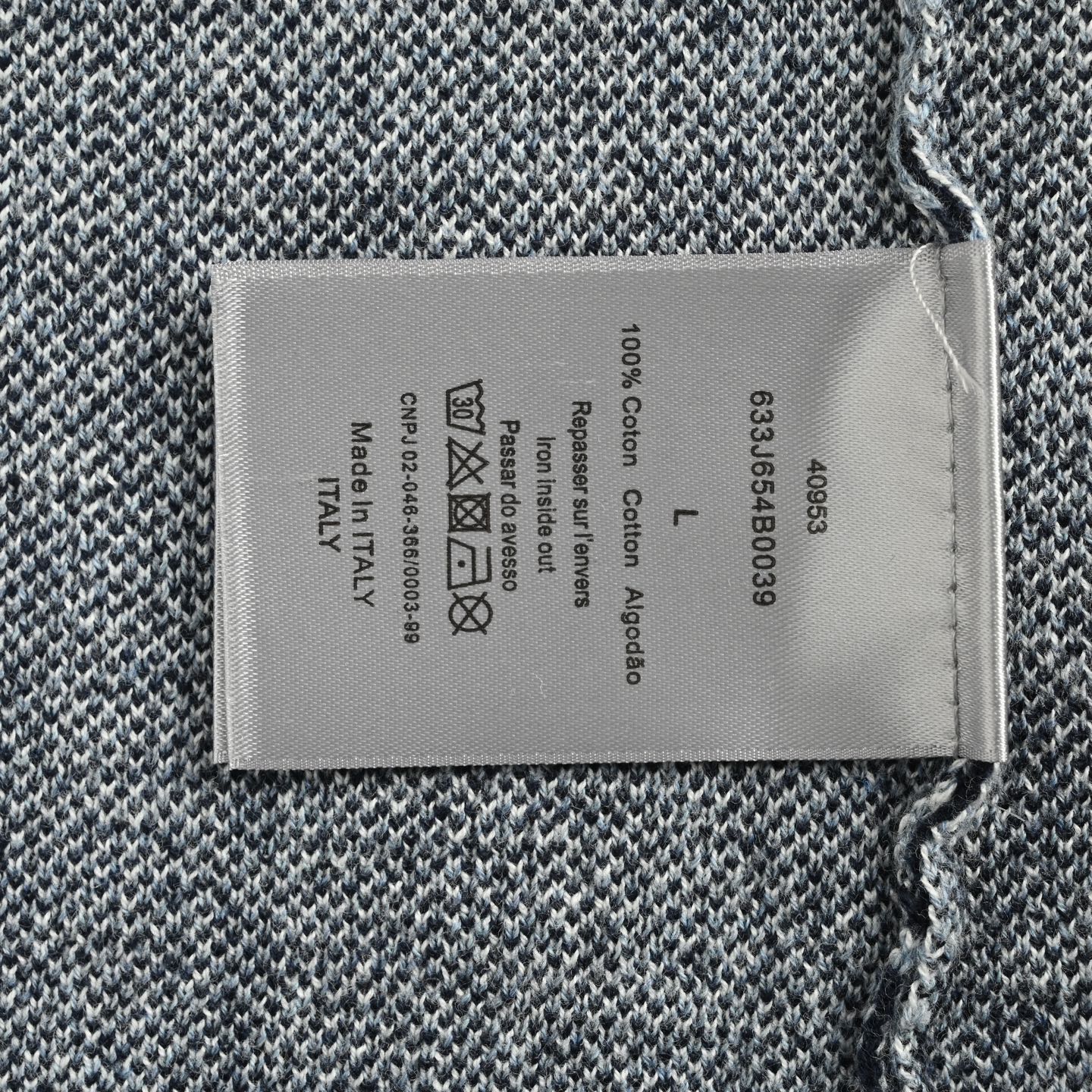 Dior 25ss all over jacquard logo knitted short sleeves