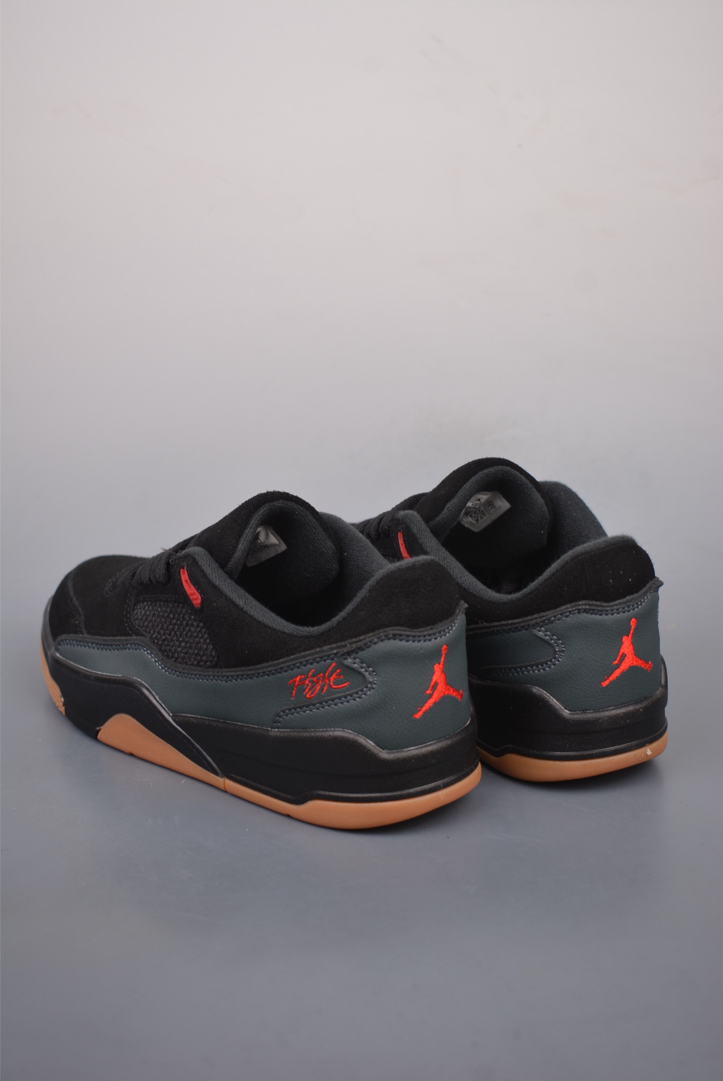 Nike Air Jordan Flight Court Black Brown Red HF3255-001