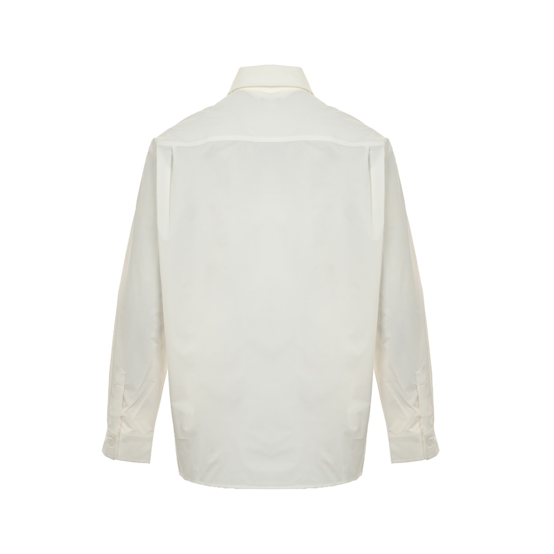 Prada 24Fw Classic Pocket Triangle Logo Shirt