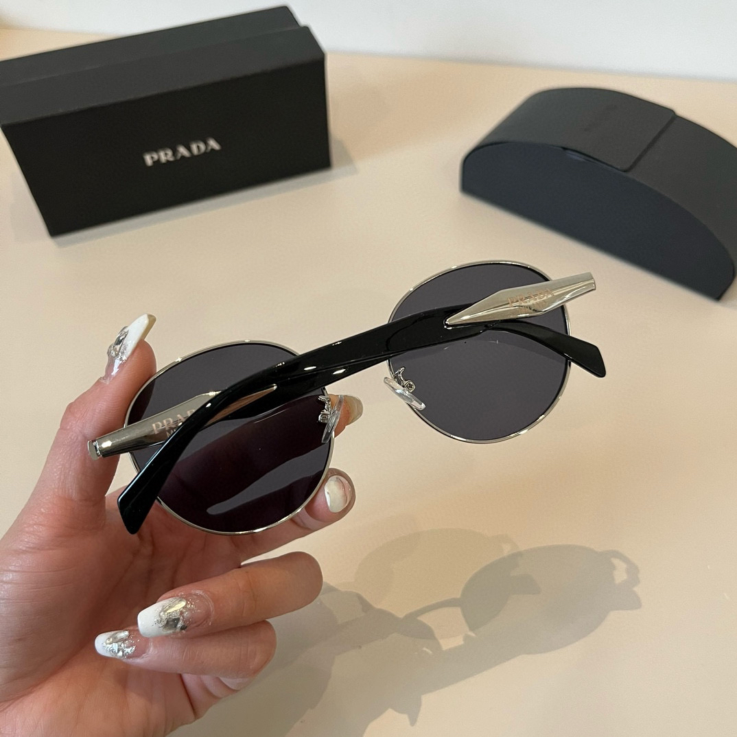 Prada round frame sunglasses
