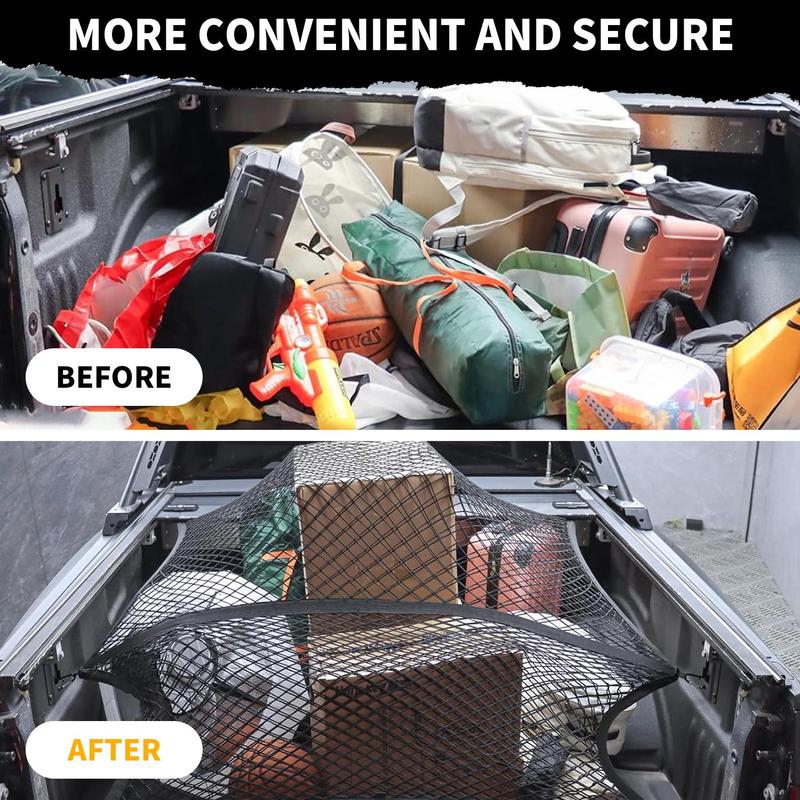 Simple Truck Bed Cargo Mesh Organizer