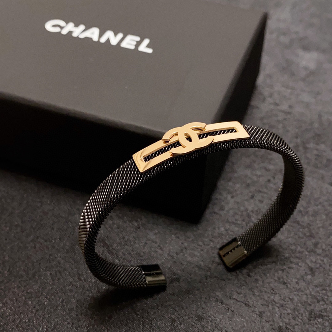 Chanel carbon black bracelet
