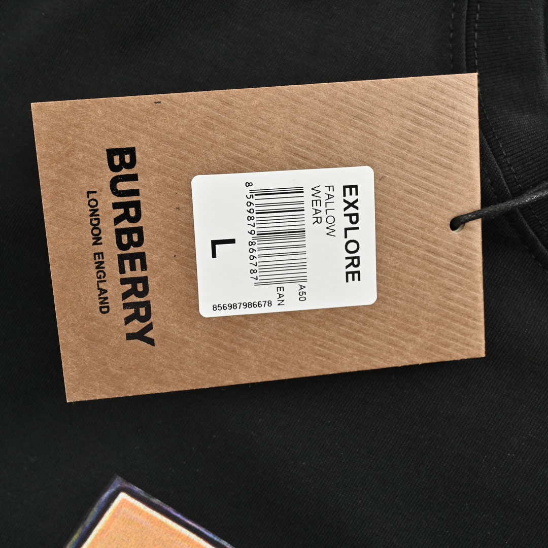 Burberry 24ss colorful TB logo short sleeves