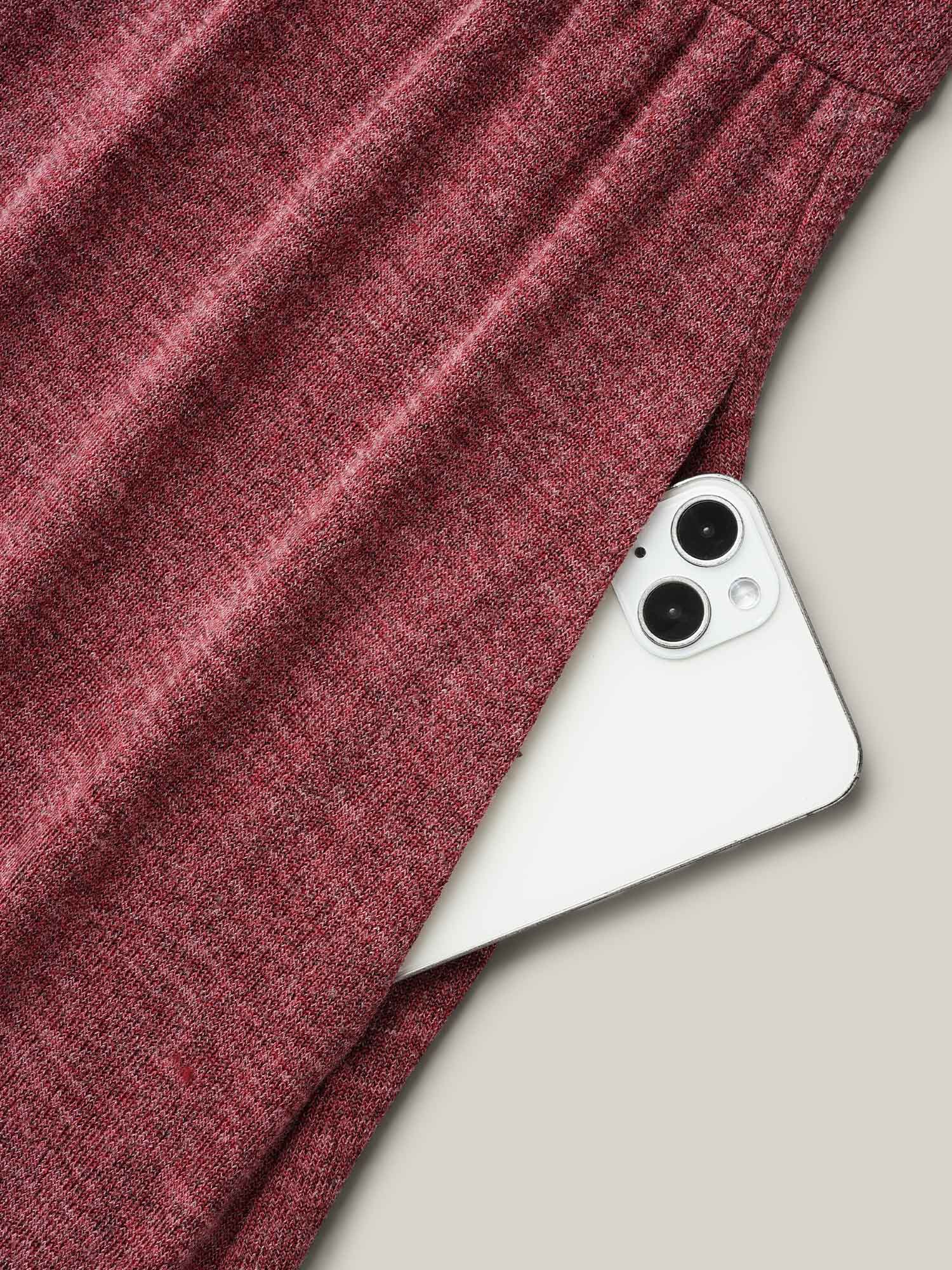 Layered Lotus Sleeve Belted Midi Knit Dress