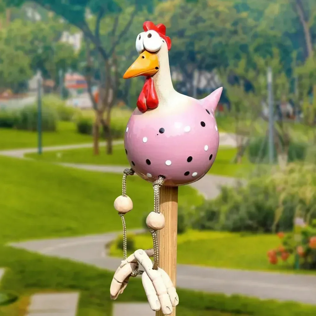 🔥Last Day 50% OFF🔥Funny Chickens Statues-Chicken Fence Decoration📦BUY 2 GET FREE SHIPPING NOW