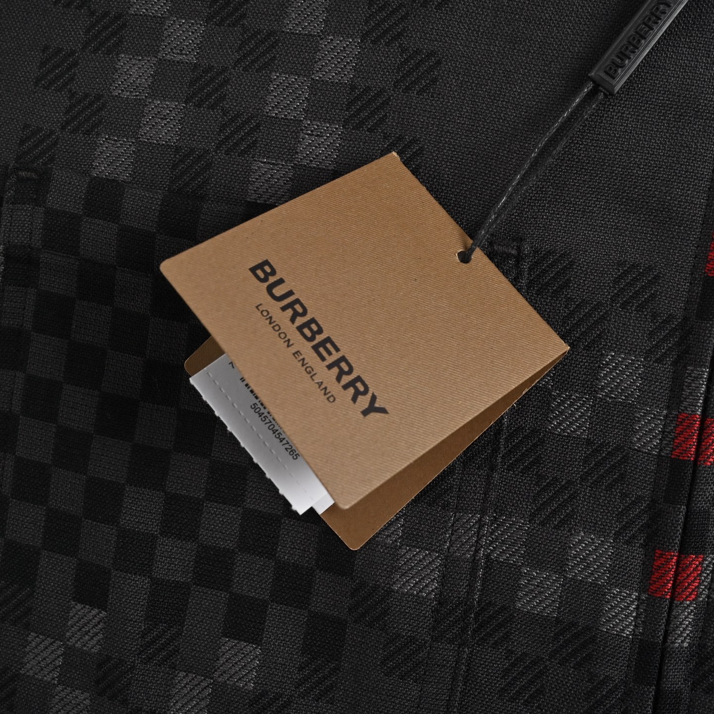 Burberry 24Fw pixel wool blend Harrington jacket