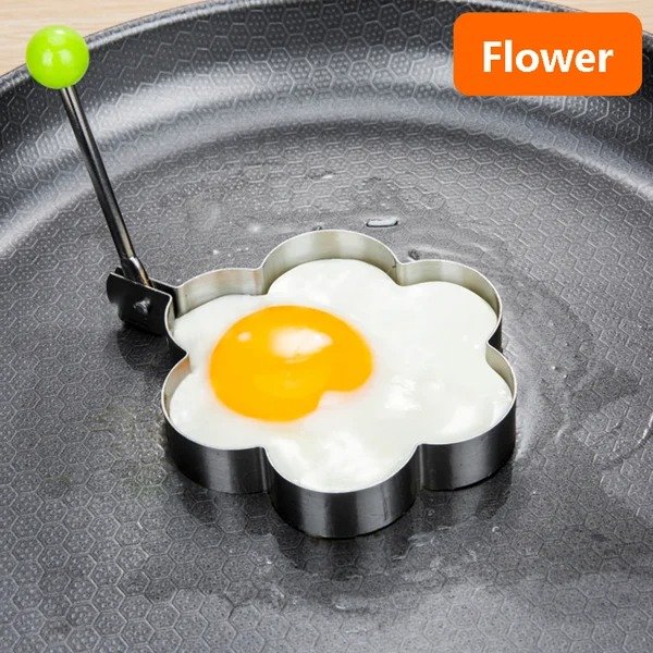 (Last Day Flash Sale-50% OFF) 5PCS/SET Stainless Steel Fried Egg Mold-BUY 2 SETS GET 1 SET FREE