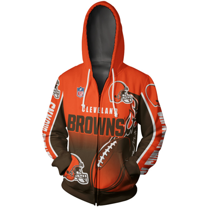 CLEVELAND BROWNS 3D HOODIE CCBB008