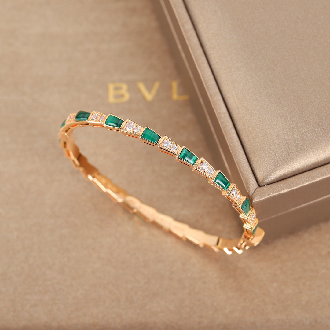Bulgari Serpenti Viper mother-of-pearl bracelet