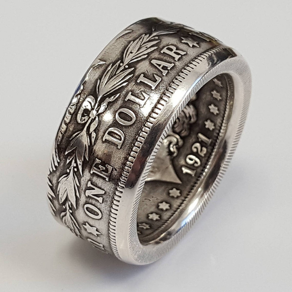 Morgan Dollar 1921 Coin Ring