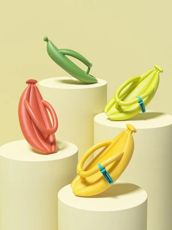 BANANA SHAPE ANTISKID FLIP-FLOPS