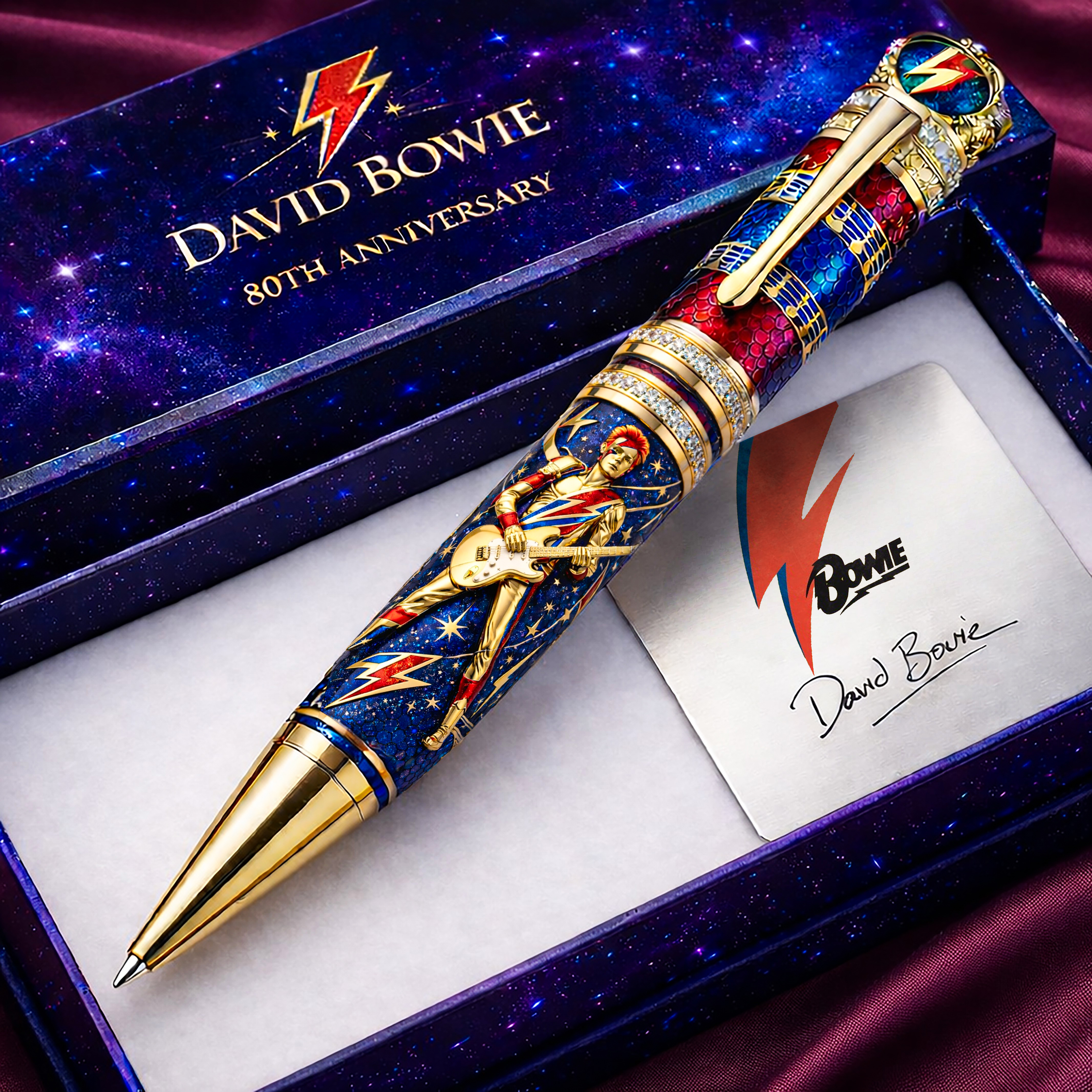 David Bowie 80th Anniversary Collectible Pen
